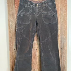 Athleta corduroy grey pants size 10